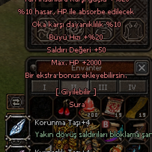  Rohan2 World - +9 Sura Kyanit Zırhı - - Kopya #232551 - Kopya #233088 - Kopya #237726