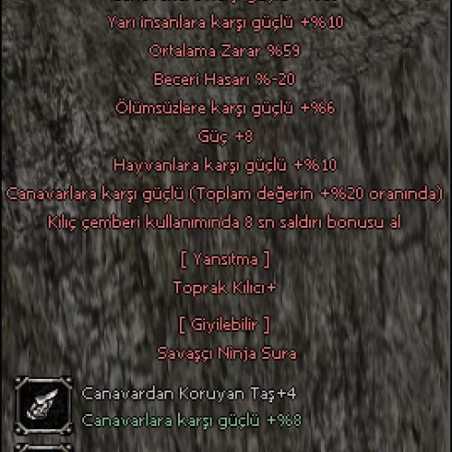  +9 ARAGONİT ZODYAK KILIÇ