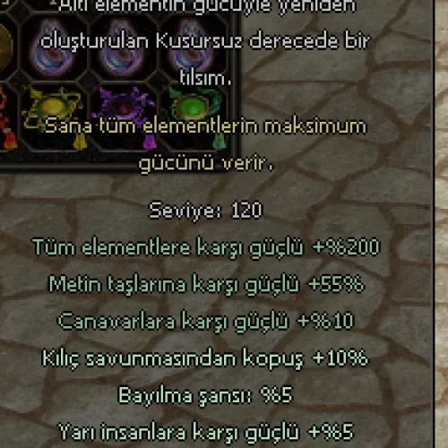  +99 KUSURSUZ TILSIM 10 KILIÇ KOPUŞ