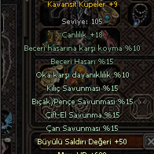  KAVANSİT SET - KARA ZIRH- 6-7Lİ