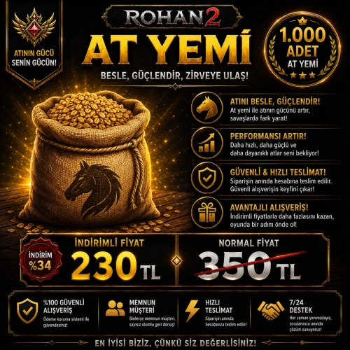 1000 ADET AT YEMİ
