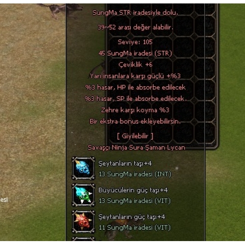  Güç Eldiveni +8