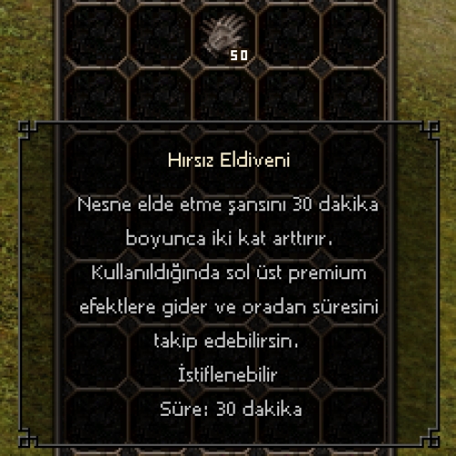 Hırsız Eldiveni-50 ADET