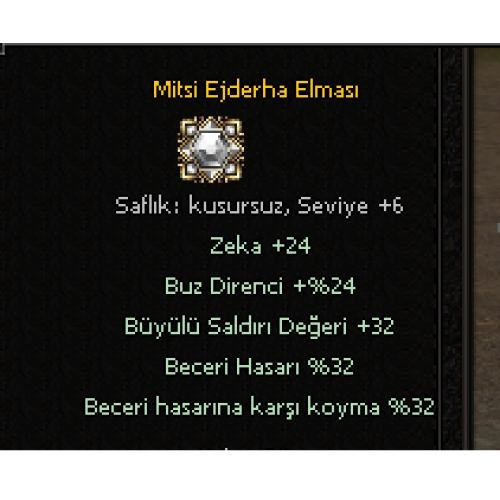  MİTSİ EJDERHA ELMASI KUSURSUZ 5-5 SATIŞTA SINIRLI STOK.