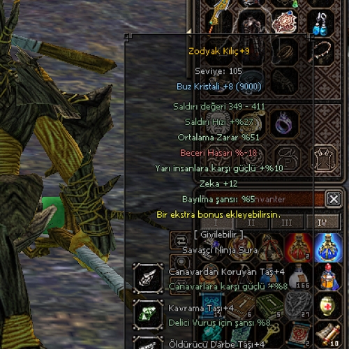  +9 ZODYAK KILIÇ FULL EVRİM 51 ORT 12 ZEKA SATILIR - Kopya #200560