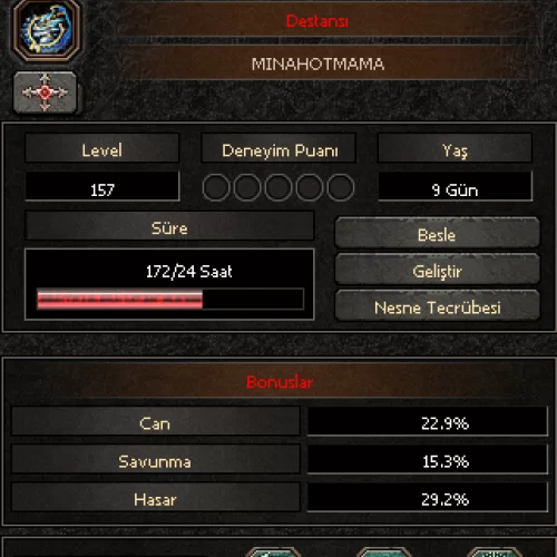  157 LVL ÖFKELİ MİNİ BALATHOR ELİT
