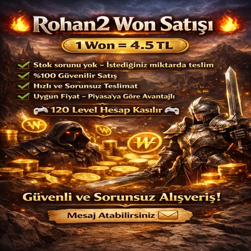 WON 4.5TL! STOK DERDİ YOK! ADETİNİ KENDİN BELİRLE! HEMEN TESLİM!
