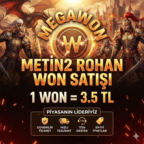  7-24 AKTİFİM! 1 WON 3,50₺! STOK DERDİ YOK!