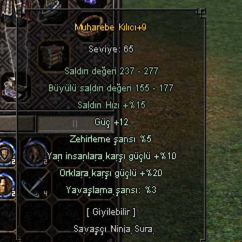 +9 ELİT MUHAREBE KILICI