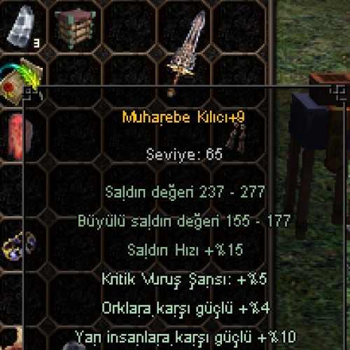  +9 MUHAREBE KILICI ELİT