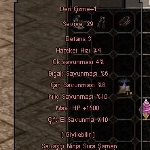  1.5K HP 10 KILIÇ 10 ÇİFTEL 6 .ÇAN 6 BIÇAK DERİ