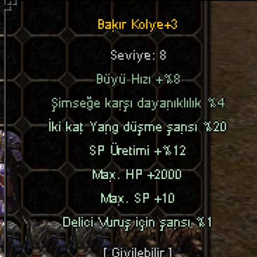  2K HP 20 YANGLI 5 EFSUN BAKIR KOLYE