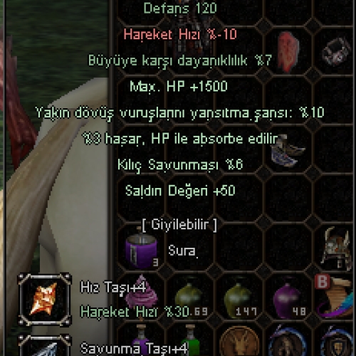 ELİT FARMLIK KARA BÜYÜ ZIRH