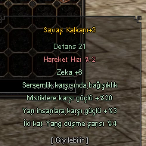 SERSEMLİK SAVAS KALKANI