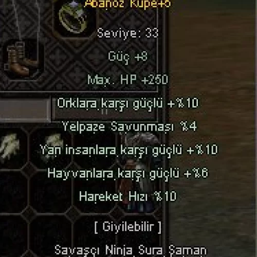 ABONOZ KÜPE 10 YARILI 10 HAREKET HIZ 10 ORK 5 EFSUN