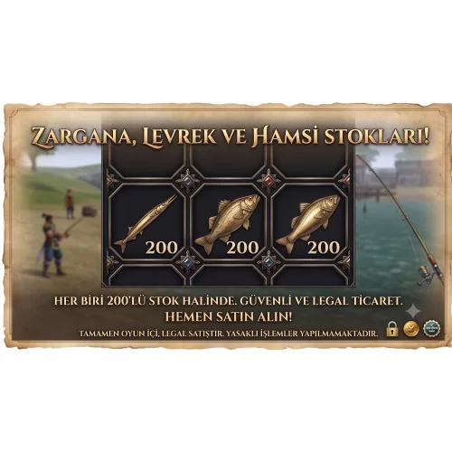  ZARGANA HAMSİ LEVREK