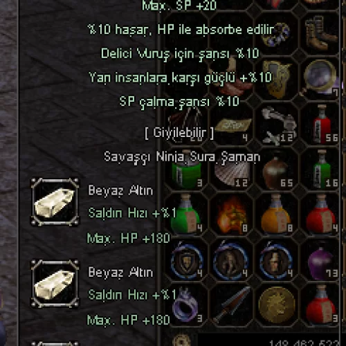  10 YARI 10 DELİCİ 10 HP ABSB BAB +9