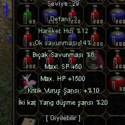  Farmlık  Deri Çizme 20yang 10kritik 1500hp