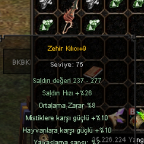  +9 ZEHİR KILICI SVDE İKİNCİ ZEHİR
