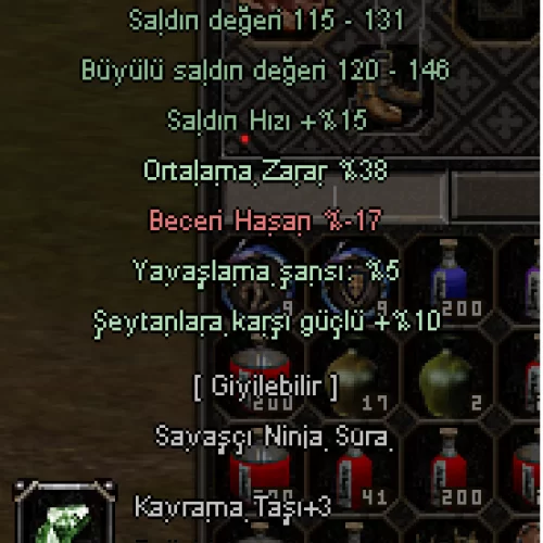  +8 Dolunay 38 Ort 10 Şeytan
