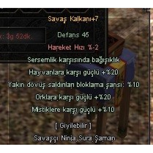  Elit oğlu elit savaş kalkanı