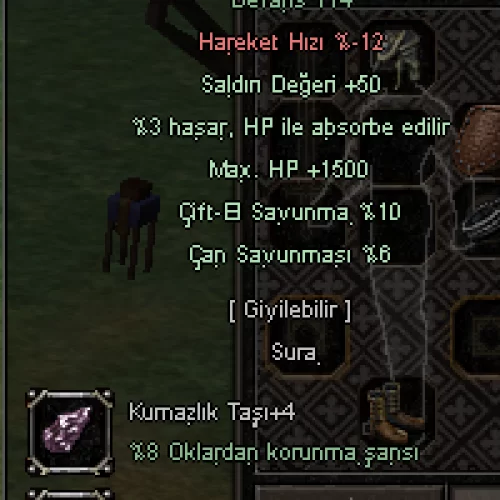 +7 HAYALET SURAT ZIRH 54 LV SURA ZIRHI ELIT FARMLIK ANINDA TESLIM.