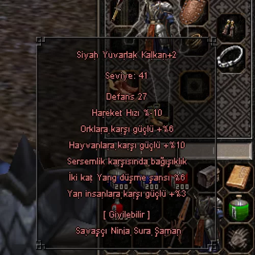  Sersem, hayvan ve yang düşürmeli SYK