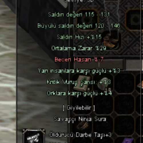 +8 DOLUNAY KILICI