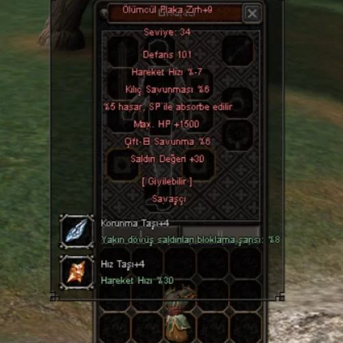 +9 ELİT ÖLÜMCÜL +4 TAŞLI P6
