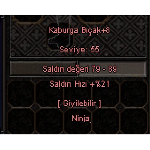  +8 KABURGA BIÇAK