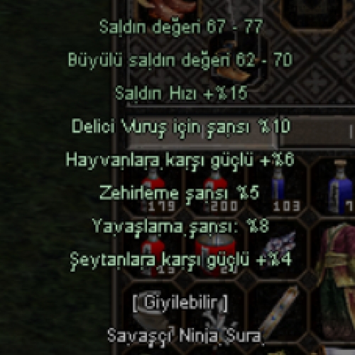 FARMLIK GENİŞ KILIÇ 5 EFSUN KAÇIRMA
