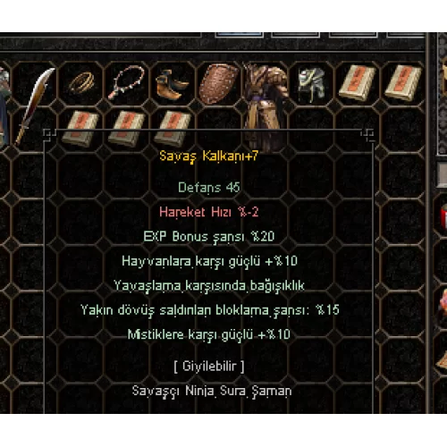  +7 SAVAŞ KALKANI ELİT
