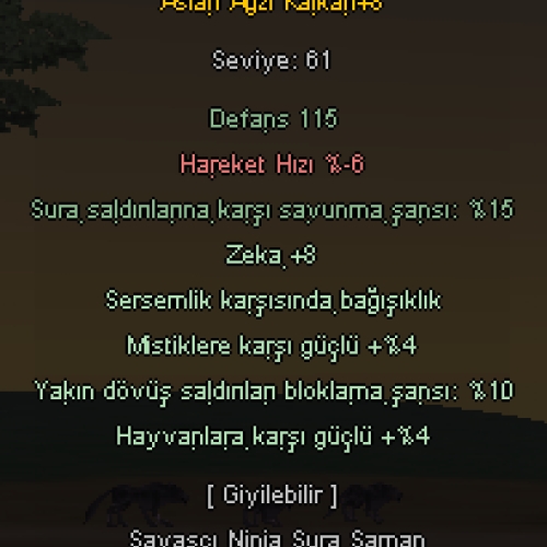 +8 ELİT ASLAN AĞZI KALKAN