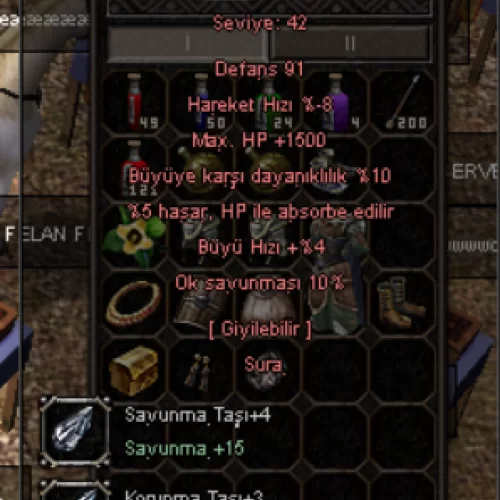  ELİT FARMLIK +6 MİSTİK PLAKA ZIRH