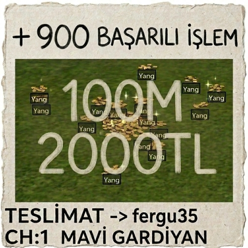  100m 2000tl GECE 4E KADAR BURDAYIM +900 SİPARİŞ FERGU35