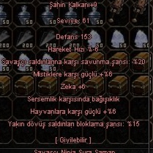  +9 ŞAHİN SERSEM 15 BLOK SATILIR