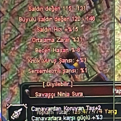  +8 dolu 31 ort 4 efsun