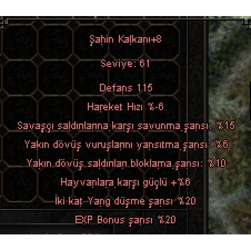 +8 ŞAHİN KALKAN ELİT FARMLIK PİYASA ALTI