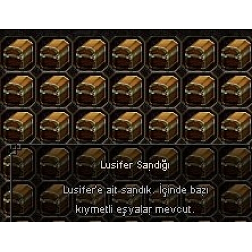  LUSİFER SANDIGI 200TL STOK 100 ADET 5 DAKİKADA TESLİM