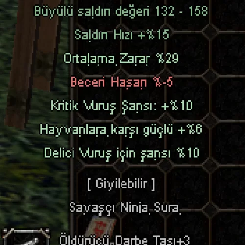  +9 elit dolu 10 krit 10 delici