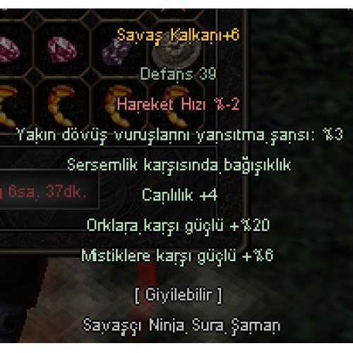 20 ORK - SERSEMLİ SAVAŞ KALKANI 5 EFSUN