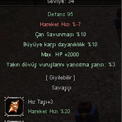 2K HP 10 BÜYÜ +8 ÖLÜMCÜL PLAKA ZIRH