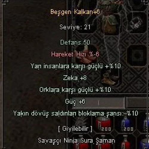 KASILMALIK  ÇITIRDAN VSLİK +6 BEŞGEN KALKANI SURALAR BUYRUNN