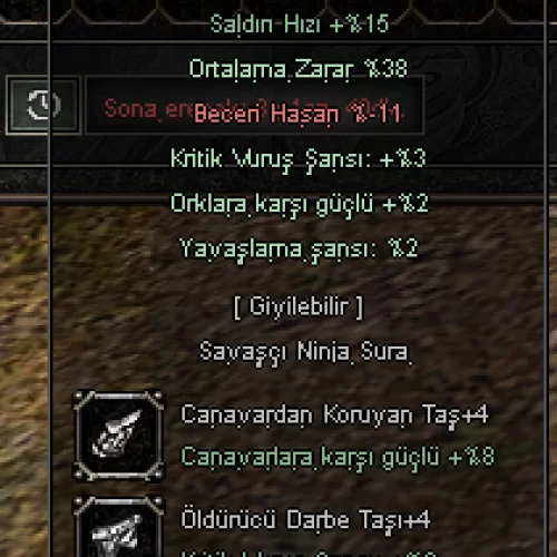  +8 38 ORT DOLU +4 TAŞLI