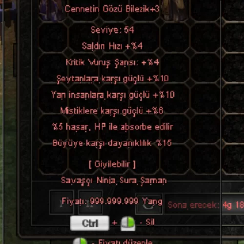 CENNETIN GOZU BILEZIK +3 10 YARI-15BUYU