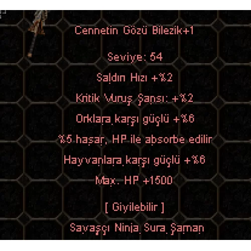  OYUN SONU  6 parça iitem efsunlu