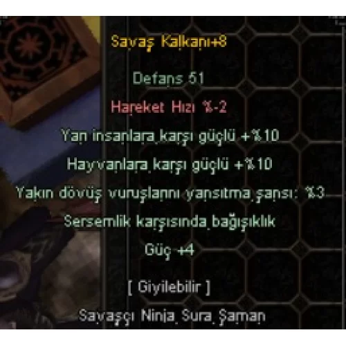  Sersem 10 Yarı 4 Güç Savaş Kalkanı P6