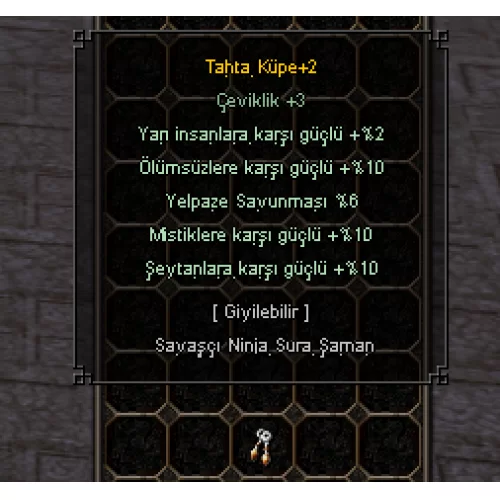 Tahta Küpe 5 Efsun Değiştirmelik