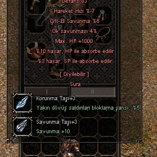  1000 HP -- 10 HP ABSORB +6 YİNG YANG