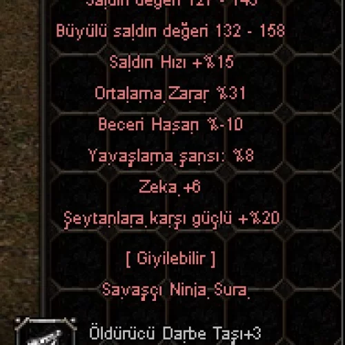  31 ORT - 6 ZEKA +9 3 TAŞLI DOLUNAY